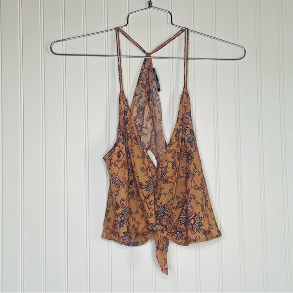 Aakaa Paisley Boho Wrap Skirt Crop Top Set - Picture 2 of 10